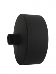 Заглушка с конденсатоотводом КПД (черная), 0,7 мм, 150 мм