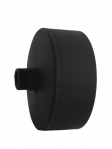 Заглушка с конденсатоотводом КПД (черная), 0,7 мм, 120 мм